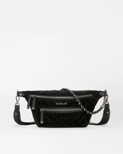 Small Crosby Crossbody Sling Velvet Finish - MZ Wallace