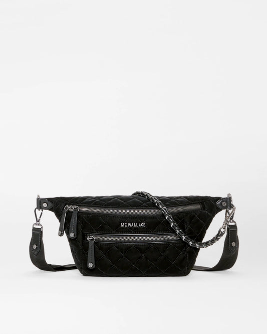 Small Crosby Crossbody Sling Velvet Finish - MZ Wallace