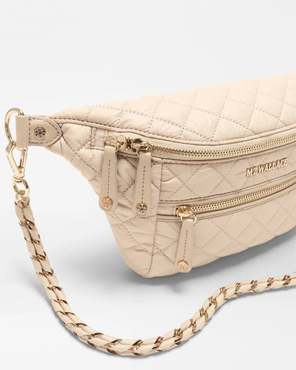 Small Crosby Crossbody Sling Buff (Sand) - MZ Wallace