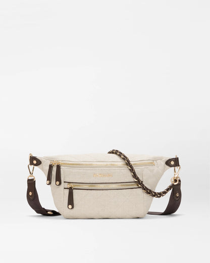 Small Crosby Crossbody Sling Sandy Linen - MZ Wallace