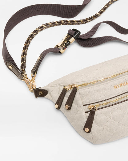 Small Crosby Crossbody Sling Sandy Linen - MZ Wallace
