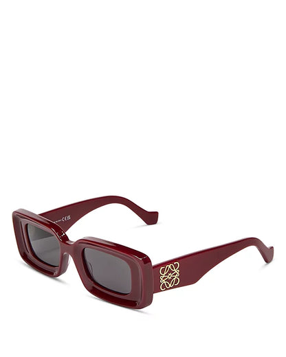 Anagram Rectangle Sunglasses Red - Loewe