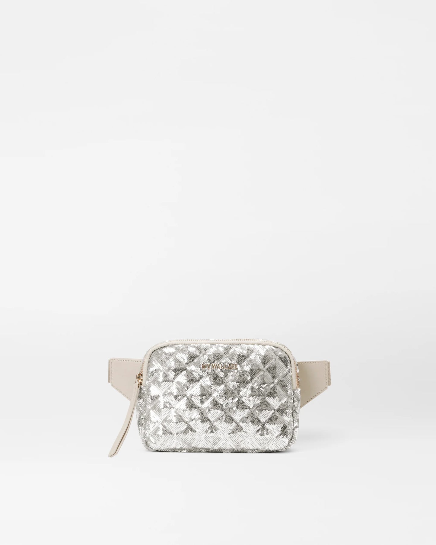 Quilted Madison Belt Bag Ice Sequin - MZ Wallace