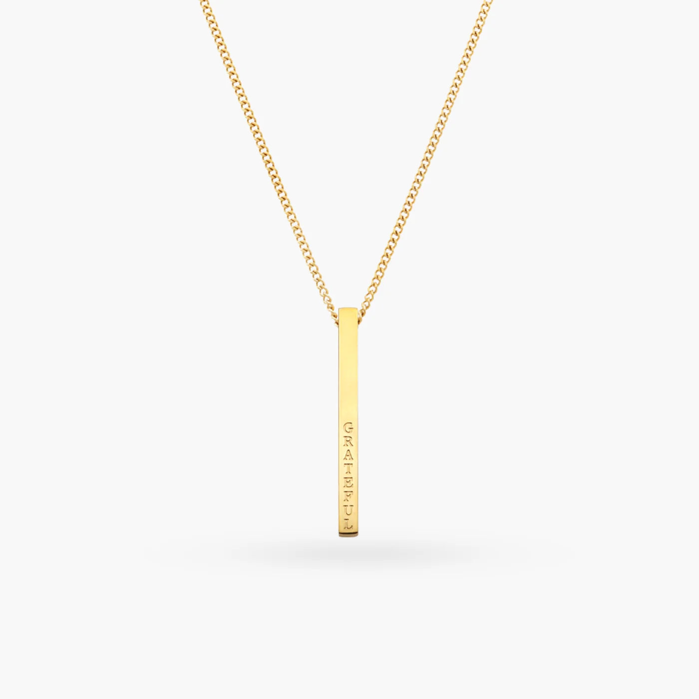 The Grateful Pin Drop Necklace Gold - Love You More
