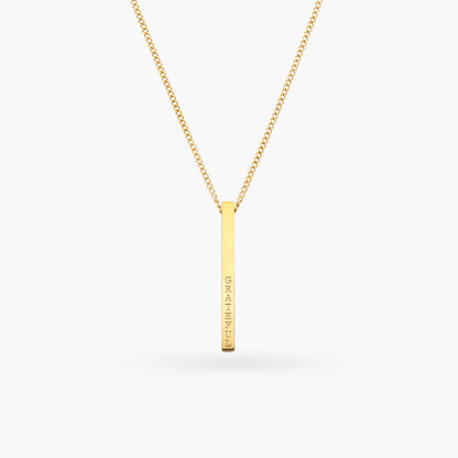 The Grateful Pin Drop Necklace Gold - Love You More