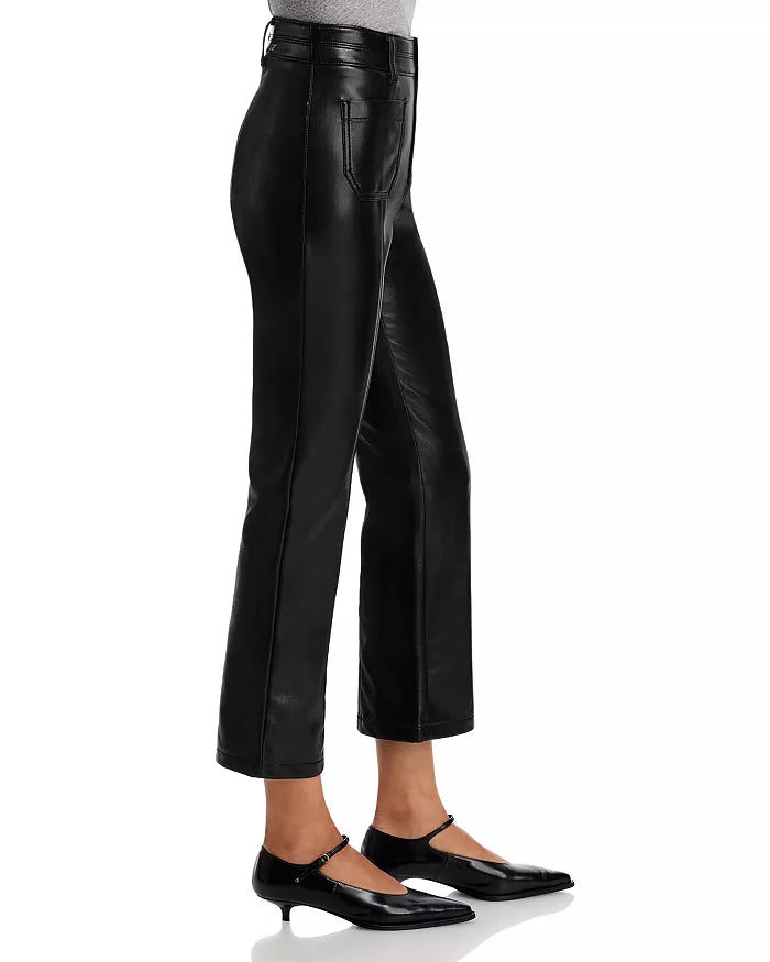 Vegan Leather Dorothea Pant Black - Cinq à Sept