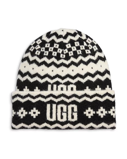 UGGIsle Scarf And Hat Set Black Multi - UGG