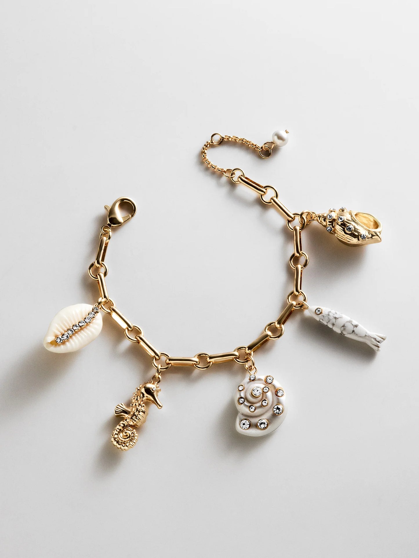 Salt Air Charm Bracelet Gold - BaubleBar