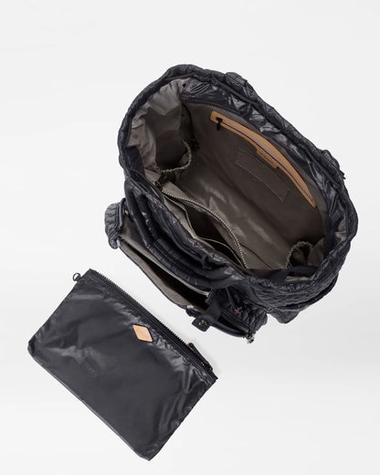 Doubles Tennis Convertible Backpack Black - MZ Wallace