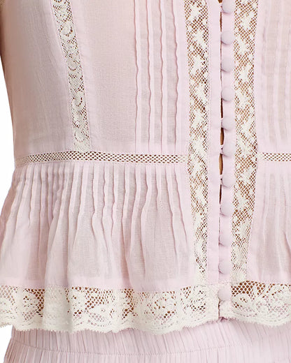 Aleni Cotton Top Orchid Ice - LoveShackFancy