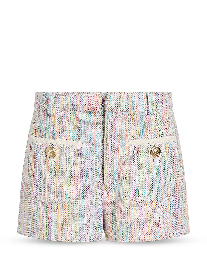 Prism Tweed Long Auden Short Ivory Multi - Cinq à Sept
