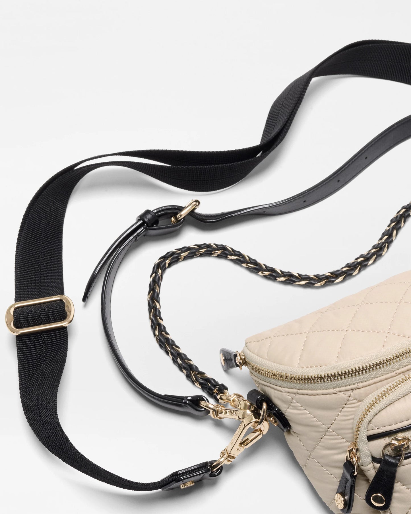 Micro Crosby Sling Buff/Black - MZ Wallace