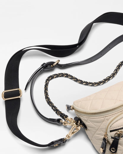 Micro Crosby Sling Buff/Black - MZ Wallace
