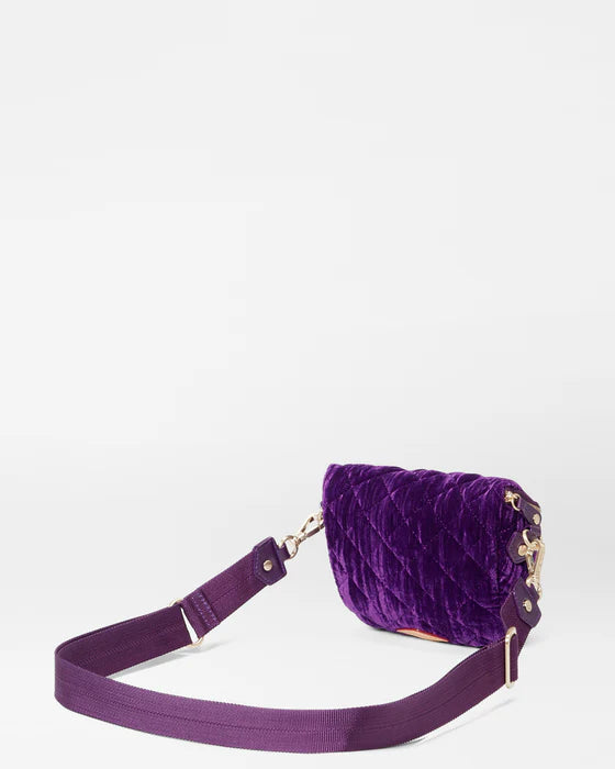 Micro Crosby Sling Velvet Amethyst - MZ Wallace