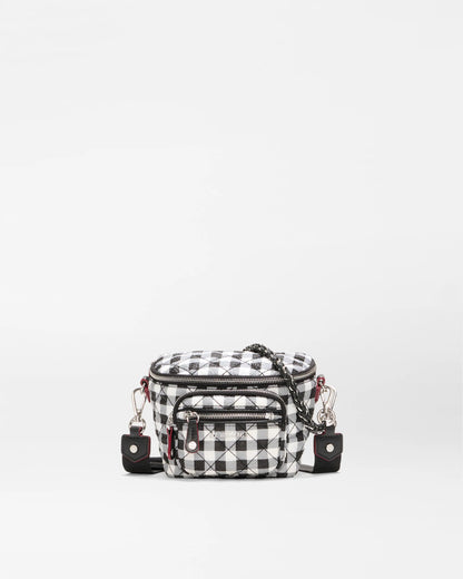 Micro Crosby Sling Black/White Gingham - MZ Wallace