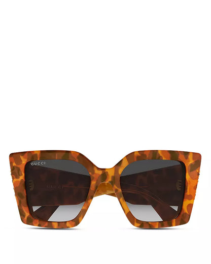 Womens Butterfly Sunglasses Havana - Gucci