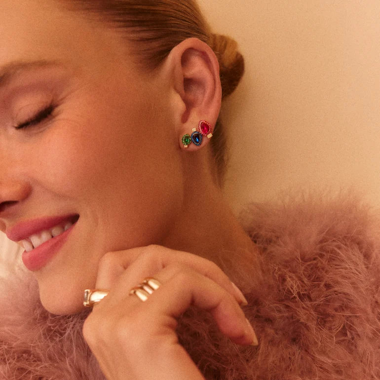 Oh Watt Fun Crawler Earrings Gold - BaubleBar