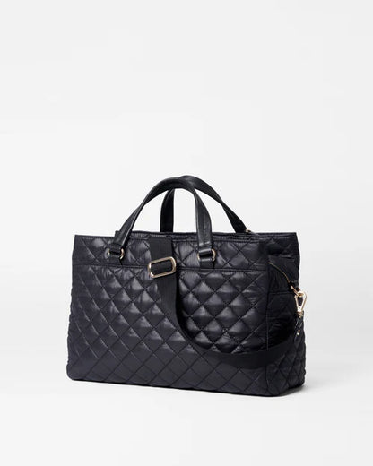 Crosby Lock Satchel Black - MZ Wallace