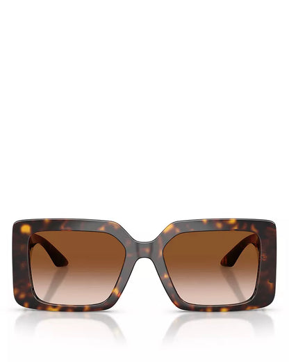Greca Square Sunglasses Havana - Versace