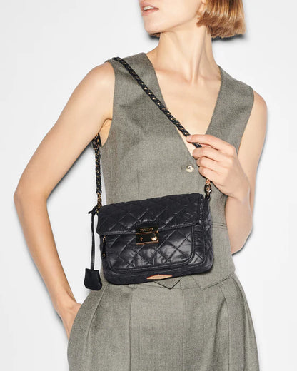 Small Crosby Lock Crossbody Black - MZ Wallace