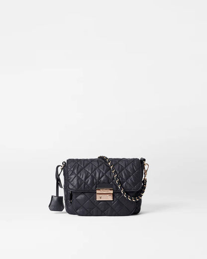 Small Crosby Lock Crossbody Black - MZ Wallace