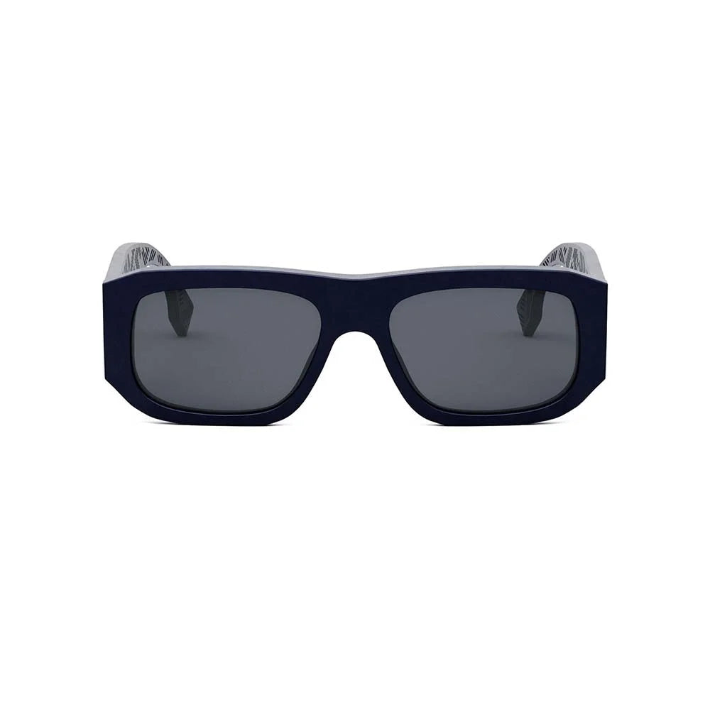 Fendi Shadow Sunglasses Shiny Blue/Smoke - Fendi