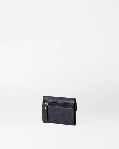 Small Crosby Lock Wallet Black - MZ Wallace