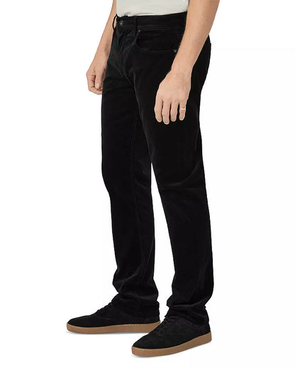 Federal 32 Slim Straight Jean Black Corduroy - Paige