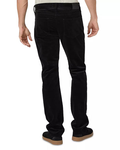 Federal 32 Slim Straight Jean Black Corduroy - Paige