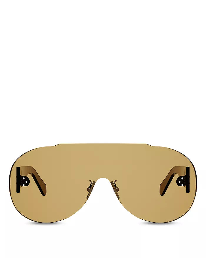 Sundown Shade Sunglasses Transparent Yellow - CELINE