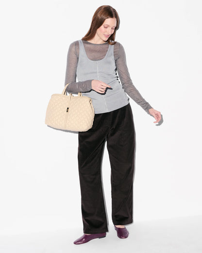 Medium Astor Top Handle Buff - MZ Wallace