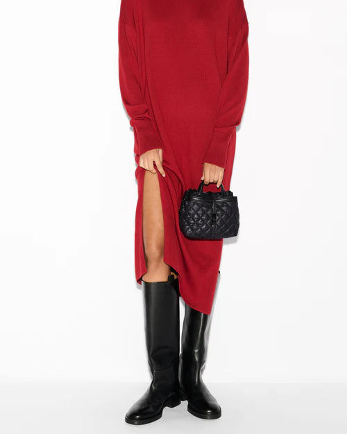 Mini Astor Top Handle Black - MZ Wallace