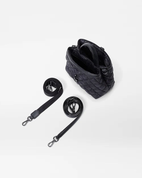 Mini Astor Top Handle Black - MZ Wallace