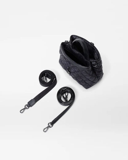 Mini Astor Top Handle Black - MZ Wallace