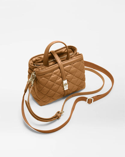 Mini Astor Top Handle Cognac - MZ Wallace