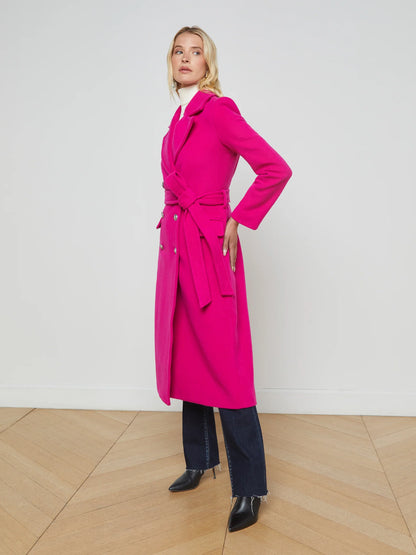 Olina Coat Berry Pink - L'AGENCE