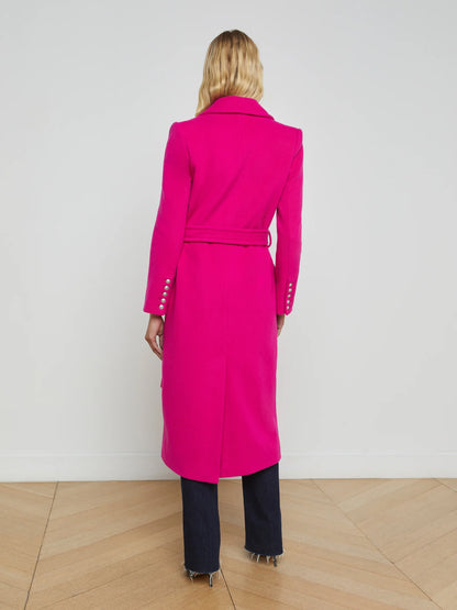 Olina Coat Berry Pink - L'AGENCE