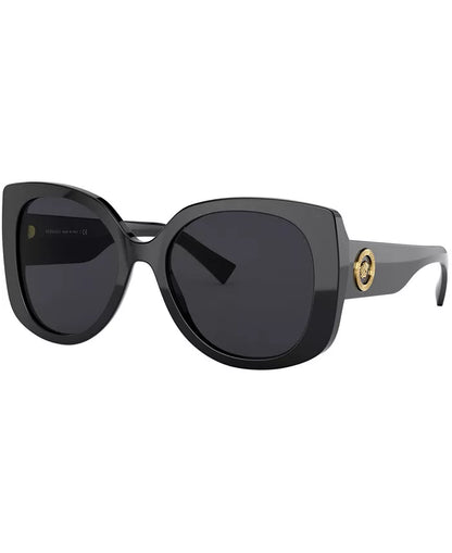 Oversized Medusa Sunglasses Black - Versace