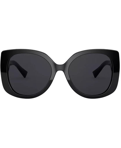 Oversized Medusa Sunglasses Black - Versace