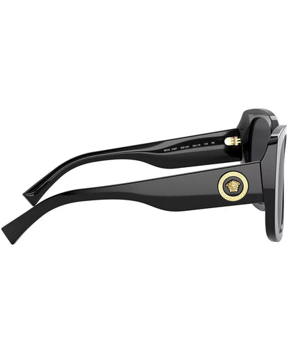 Oversized Medusa Sunglasses Black - Versace