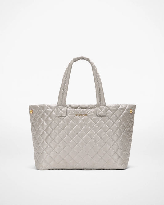 Medium Metro City Tote Sable Pearl Metallic - MZ Wallace