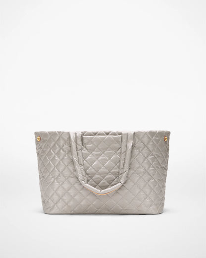 Medium Metro City Tote Sable Pearl Metallic - MZ Wallace