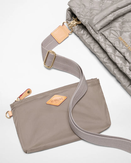 Medium Metro City Tote Sable Pearl Metallic - MZ Wallace