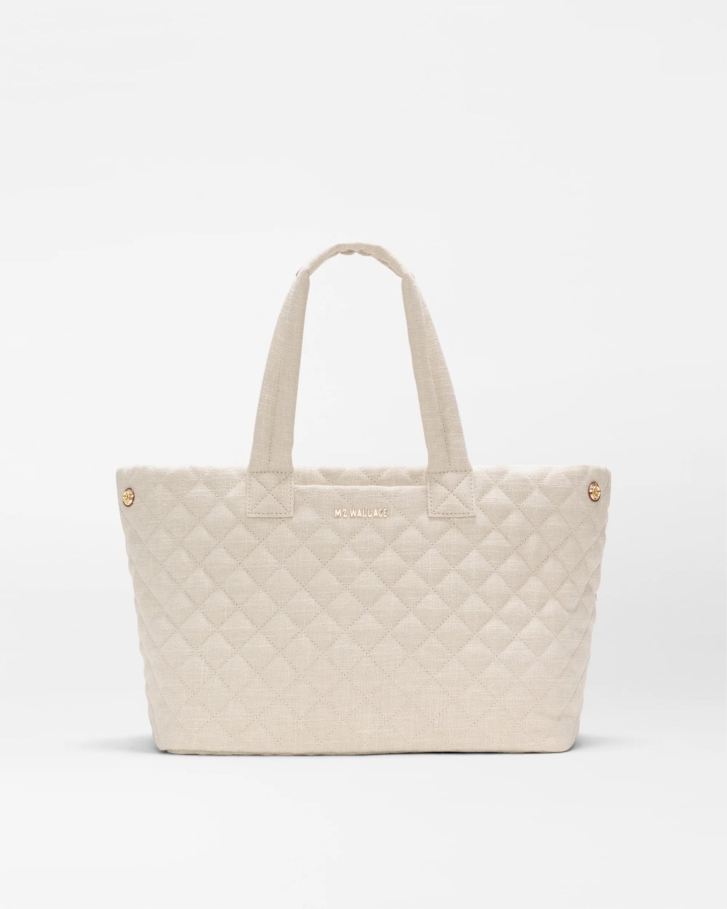 Medium Metro City Tote Sandy Linen - MZ Wallace