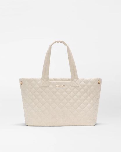 Medium Metro City Tote Sandy Linen - MZ Wallace