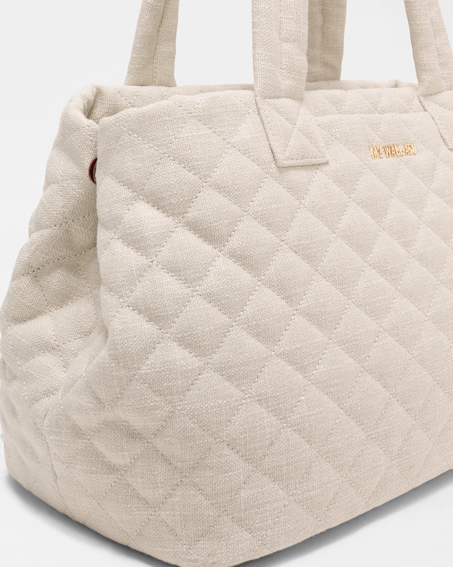 Medium Metro City Tote Sandy Linen - MZ Wallace