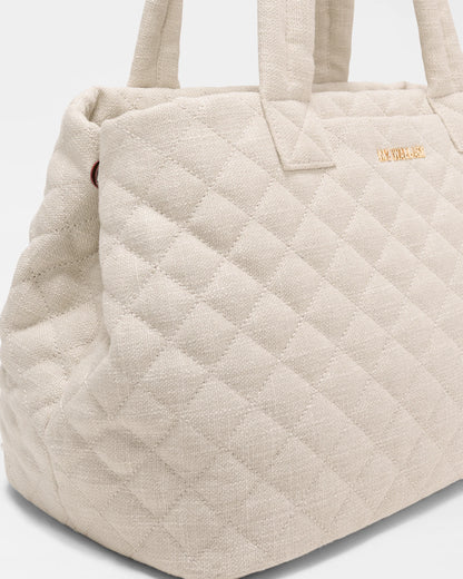 Medium Metro City Tote Sandy Linen - MZ Wallace