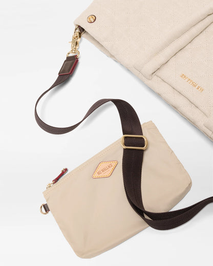 Medium Metro City Tote Sandy Linen - MZ Wallace