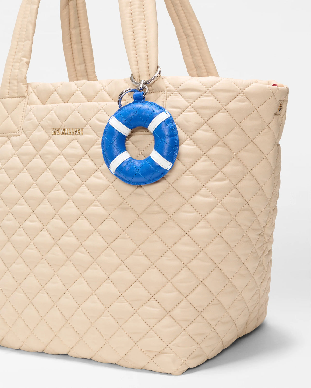 Buoy Charm Blue Multi Leather - MZ Wallace