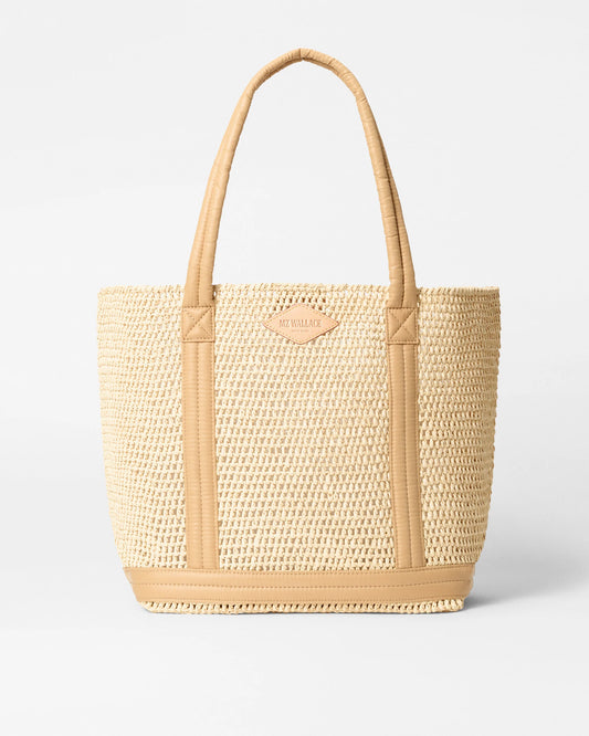Medium Crochet Tote Camel - MZ Wallace